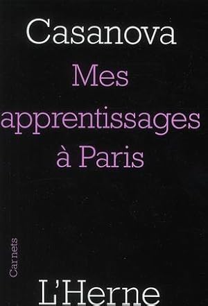 mes apprentissages à Paris