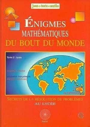 enigmes bout du monde lycee