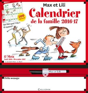 Max et Lili : calendrier de la famille (édition 2016/2017)