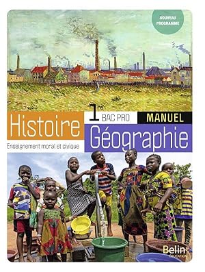 histoire-géographie-EMC bac pro 1ère ; manuel élève (édition 2020)