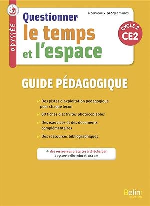 Odyssée : CE2 ; guide pédagogique (édition 2018)