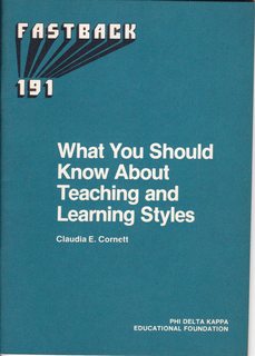 Seller image for What You Should Know About Teaching and Learning Styles for sale by Never Too Many Books