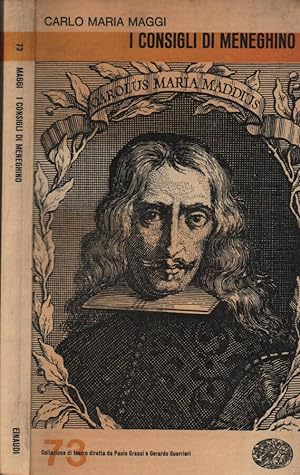 Bild des Verkufers fr I consigli di Meneghino zum Verkauf von Biblioteca di Babele