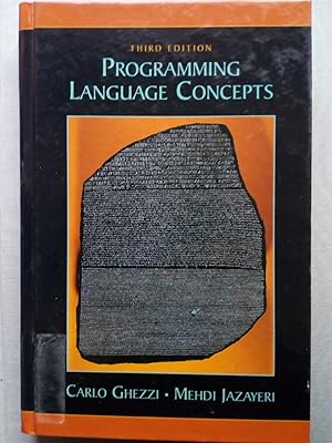 Imagen del vendedor de Programming Language Concepts a la venta por Versandantiquariat Jena