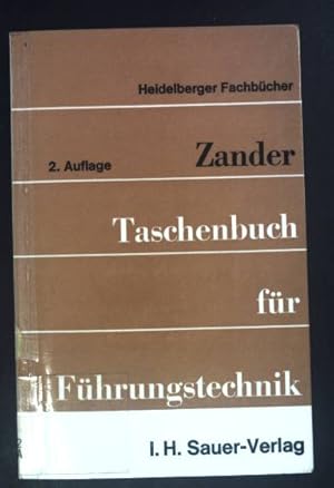 Seller image for Taschenbuch fr Fhrungstechnik. Heidelberger Fachbcher for sale by books4less (Versandantiquariat Petra Gros GmbH & Co. KG)