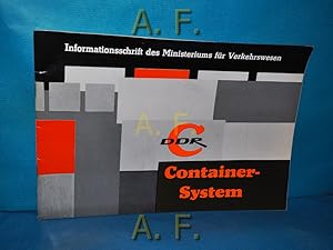 Bild des Verkufers fr Containersystem : Informationsschrift des Ministeriums fr Verkehrswesen. zum Verkauf von Antiquarische Fundgrube e.U.