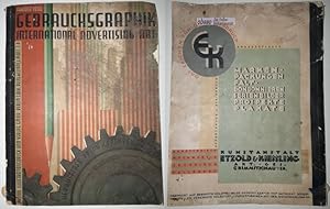 Gebrauchsgraphik - International Advertising Art August 1930