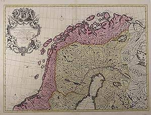 Carte des Couronnes du Nord / dédiée au Très Puissant et Très Invincible Prince Charles XII, Roy ...