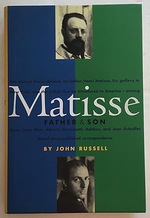 Bild des Verkufers fr Matisse Father and Son. zum Verkauf von Monkey House Books