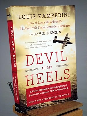 Seller image for DEVIL AT MY HEELS: A Heroic Olympian's Astonishing Story of Survival as a Japanese POW in World War II for sale by Henniker Book Farm and Gifts