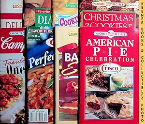 Seller image for 8 Favorite Brand Name Recipes Cookbooks Group : Crisco American Pie Celebration ~ Duncan Hines Bake It Easy ~ Barilla Perfect Pasta ~ Campbell's Fabulous One-Dish Recipes ~ Christmas Cookies ~ Cookie Dough Fun ~ Diabetic Cooking ~ Duncan Hines Deliciously Simple Desserts for sale by Keener Books (Member IOBA)