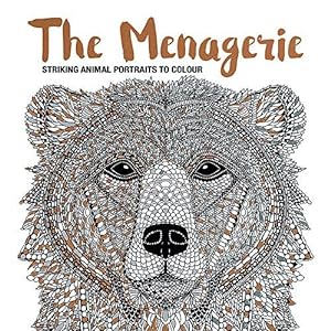 Seller image for The Menagerie: Animal Portraits to Colour for sale by WeBuyBooks