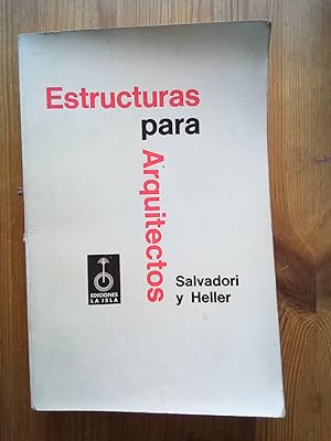 Immagine del venditore per Estructuras para arquitectos venduto da Vrtigo Libros