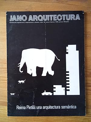 Revista JANO Arquitectura. n.º 34, enero-febrero 1976. Reima Pietilä: una arquitectura semántica....