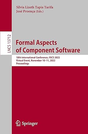 Bild des Verkufers fr Formal Aspects of Component Software zum Verkauf von moluna