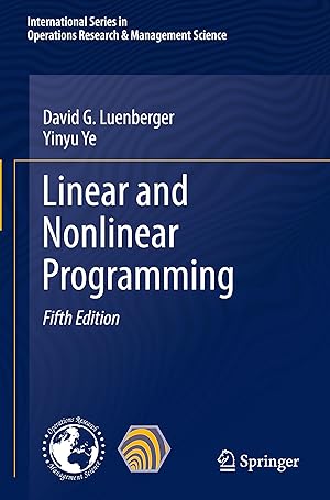 Bild des Verkufers fr Linear and Nonlinear Programming zum Verkauf von moluna
