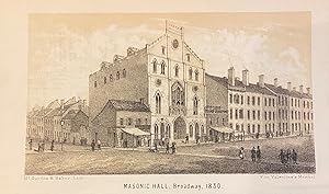 Imagen del vendedor de Masonic Hall, Broadway 1830 a la venta por Argosy Book Store, ABAA, ILAB