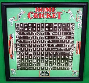 Home Cricket Pepys Series Framed Board Game