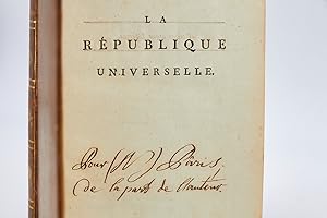 Seller image for La Rpublique universelle ou adresse aux tyrannicides for sale by Librairie Le Feu Follet