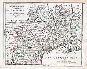 "Gouvernement General de Languedoc" - Languedoc / Montpellier / Agde / Montauban / France / Frank...