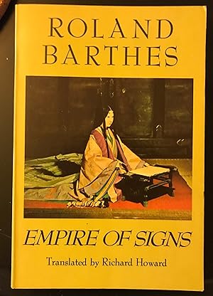 Seller image for Empire of Signs for sale by Margaret Bienert, Bookseller