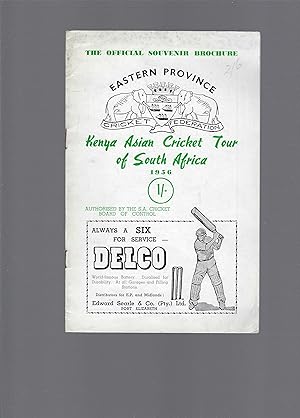 The Official Souvenir Brochure - Kenya Asian Cricket Tour of South Africa 1956