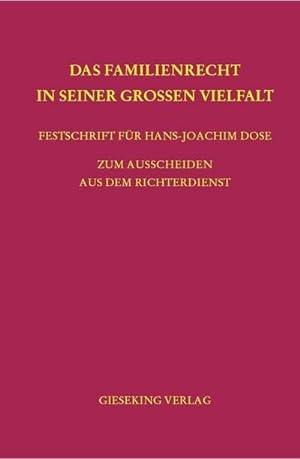 Immagine del venditore per Das Familienrecht in seiner groen Vielfalt venduto da Rheinberg-Buch Andreas Meier eK