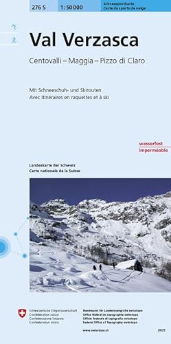 Image du vendeur pour 276S Val Verzasca Schneesportkarte : Centovalli - Maggia - Pizzo di Claro mis en vente par AHA-BUCH GmbH