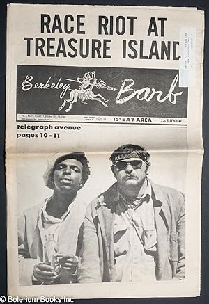 Seller image for Berkeley Barb: vol. 9, #14 (#217) October 10 - 16, 1969. Race Riot at Treasure Island for sale by Bolerium Books Inc.