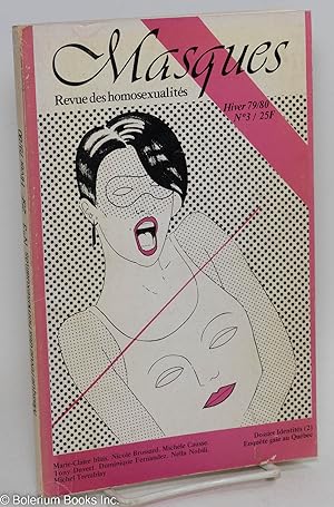 Seller image for Masques: revue des homosexualits; #3, hiver 1979/80 for sale by Bolerium Books Inc.