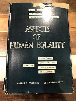 Seller image for Aspects of Human Equality: Fifteenth Symposium of the Conference on Science, Philosophy and Religion for sale by Rosario Beach Rare Books