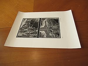 Seller image for Original Engraved Print By Neil Bousfield, Signed for sale by Arroyo Seco Books, Pasadena, Member IOBA