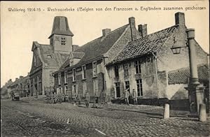 Bild des Verkufers fr Ansichtskarte / Postkarte Westrozebeke Westroosebeke Westflandern, Weltkrieg 1914-15 zum Verkauf von akpool GmbH