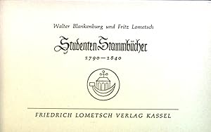 Seller image for Studenten-Stammbcher : 1790 - 1840. for sale by books4less (Versandantiquariat Petra Gros GmbH & Co. KG)