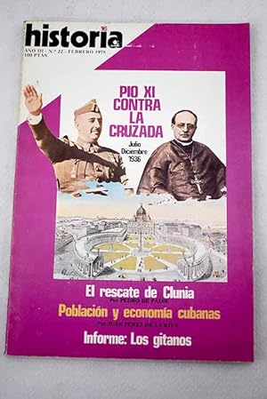 Immagine del venditore per Historia 16, Ao 1978, n 22:: Soldados de fortuna: yo fui mercenario en el Congo; El toro ibrico; El Vaticano contra la Cruzada; El rescate de Clunia; La conjuracin de los Pazzi; Los gitanos; Poblamiento y ciclos econmicos en Cuba (1511-1818) venduto da Alcan Libros