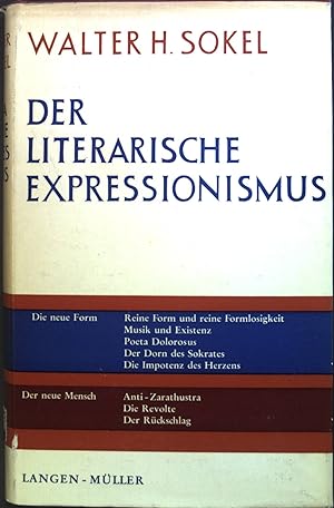 Immagine del venditore per Der literarische Expressionismus : Der Expressionismus in d. dt. Literatur des Zwanzigsten Jahrhunderts. venduto da books4less (Versandantiquariat Petra Gros GmbH & Co. KG)