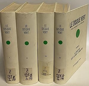 Le disque vert: Revue mensuelle de littérature (4 tomes cpl./ 4 Bände KOMPLETT) - Tome I: Signaux...