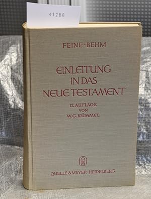 Seller image for Einleitung in das Neue Testament - 12. vllig neu bearbeitete Auflage von Dr. Werner Georg Kmmel for sale by Antiquariat Hoffmann