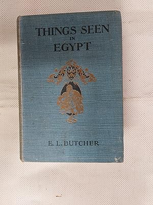 Bild des Verkufers fr Things Seen In Egypt zum Verkauf von Cambridge Rare Books