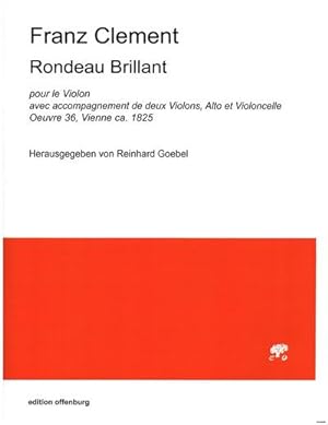 Image du vendeur pour Rondeau Brillant op.36for string quartet and violin : score and parts mis en vente par AHA-BUCH GmbH