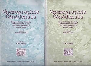 Imagen del vendedor de Mnemographia Canadensis: Essays on Memory, Community and Environment in Canada with Particular Reference to London, Ontario: Muse and Recall ---with Remember and See -Volume 1 and 2 -TWO BOOKS / Canadian Poetry Press a la venta por Leonard Shoup