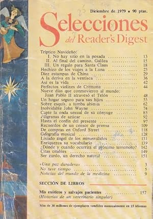 Imagen del vendedor de SELECCIONES DEL READER'S DIGEST. DICIEMBRE 1979 a la venta por Librera Vobiscum