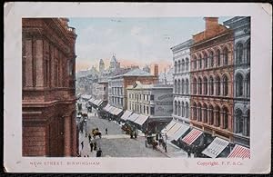 Birmingham New Street 1906 Vintage Postcard