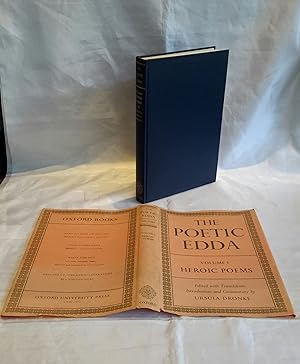 The Poetic Edda. Volume I Heroic Poems. FIRST EDITION IN DW.