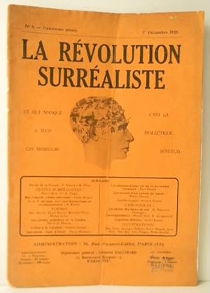 Seller image for LA RVOLUTION SURRALISTE. N 8 (1er dcembre 1926) for sale by LIBRAIRIE LE GALET