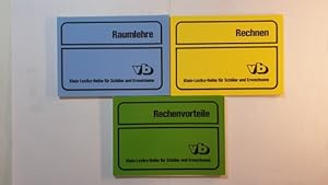 Bild des Verkufers fr Rechenvorteile + Rechen + Raumlehre (3 BCHER) zum Verkauf von Gebrauchtbcherlogistik  H.J. Lauterbach