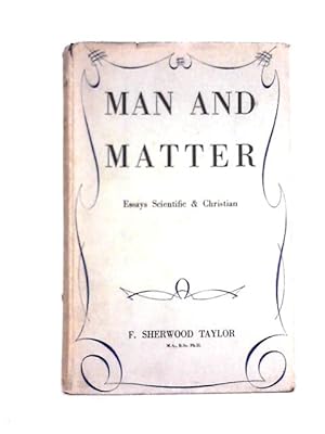 Bild des Verkufers fr Man And Matter zum Verkauf von World of Rare Books