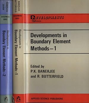 Image du vendeur pour Developments in boundary element methods Vol. 1 - 2 mis en vente par Biblioteca di Babele