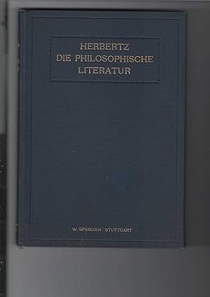 Bild des Verkufers fr Die philosophische Literatur. Ein Studienfhrer. Werke von Philosophen sind aufgelistet. Bibliographie. zum Verkauf von Antiquariat Frank Dahms