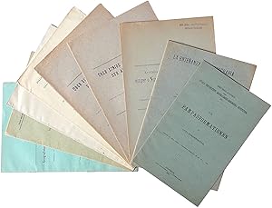 A collection of 10 offprints by Nordenskjöld, and one by his cousin Erland Nordenskiöld, 1892-1925